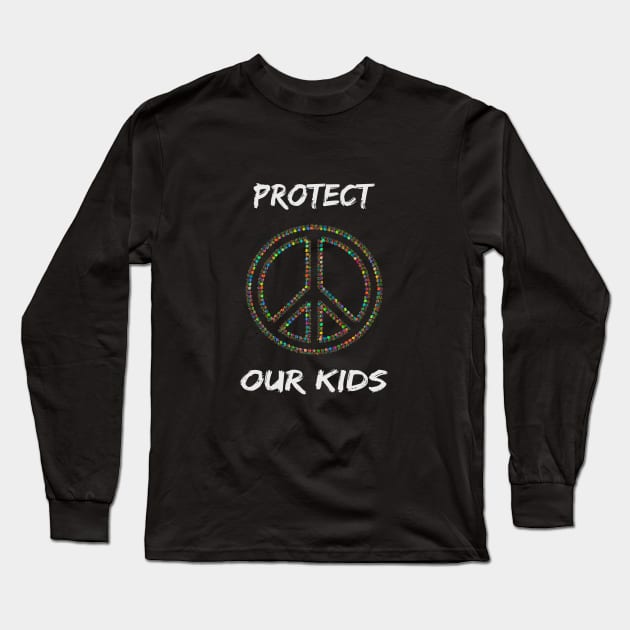 End Gun Violence Protect Our Kids Long Sleeve T-Shirt by RomeroCancela